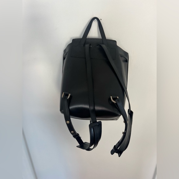 Mansur Gavriel mini backpack in black/flamma - Picture 5 of 10